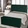 Kit Cabeceira De Cama Box E Calçadeira Baú Paris King 195 Cm Capitonê Botão Strass Suede Verde Do Lar Móveis
