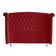 Cabeceira De Cama Box Luxo Casal 140 Cm Suede Vermelho Do Lar Móveis