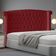 Cabeceira De Cama Box Luxo Casal 140 Cm Suede Vermelho Do Lar Móveis