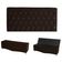 Kit Estrela Cabeceira De Cama Painel E Calçadeira Baú Botão Cristal Casal 140 Cm Suede Marrom Do Lar Móveis E Decoração