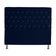 Cabeceira De Cama Box Paris Queen 160 Cm Botão Strass Suede Azul Marinho Do Lar Móveis
