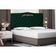 Cabeceira De Cama Box Madri Casal King 195 Cm Suede Verde Do Lar Móveis E Decoração