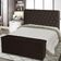 Kit Cabeceira De Cama Box E Calçadeira Baú Paris Casal 140 Cm 140 X 126 Capitonê Courino Marrom Do Lar Móveis