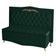 Kit Cabeceira De Cama Box E Calçadeira Baú Madri Queen 160 Cm Suede Verde Do Lar Móveis E Decoração