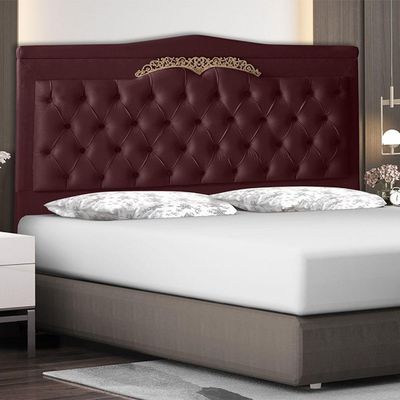 Cabeceira De Cama Box Madri Casal Queen 160 Cm Suede Bordo Vinho Do Lar Móveis E Decoração