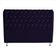 Cabeceira De Cama Box Jully Queen 160 Cm Botão Strass Suede Azul Marinho Do Lar Móveis