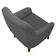 Kit 2 Poltronas Decorativas Para Sala Com Capitonê Pietà M22 Linho Cinza Escuro - Mpozenato