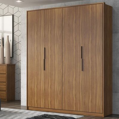 Guarda Roupa Casal 4 Portas 3 Gavetas Attore Amendola Touch