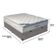 Cama Box Com Baú Casal E Colchão Freedom Ortobom D33 Cinza