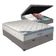 Cama Box Com Baú Casal E Colchão Freedom Ortobom D33 Cinza