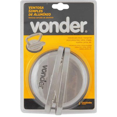 Ventosa simples 116 mm alumínio VONDER