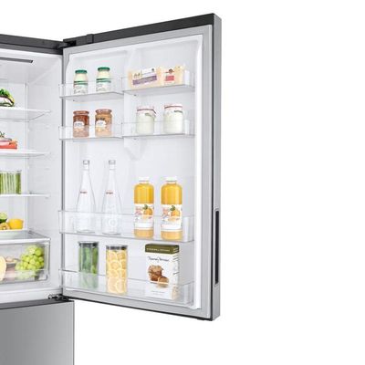 Geladeira LG Inverter Bottom Freezer 451L Platinum GC-B569NLL2 220V