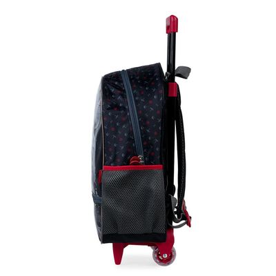 Mochila Escolar Masculina de Rodinhas Star Wars Preto U / Preto