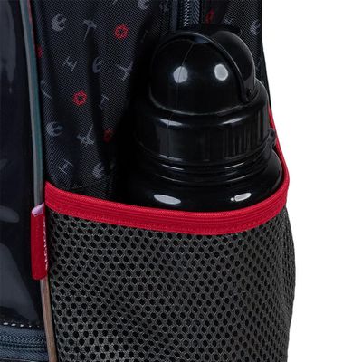 Mochila Escolar Masculina de Rodinhas Star Wars Preto U / Preto