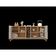Buffet 4 Portas C- Prateleiras Lizz 1,90 Off-white-cedro