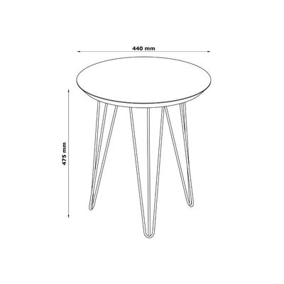 Mesa Lateral Evolution Off-white - Patrimar