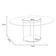 Home Suspenso Galax Cinamomo Off White E Mesa De Centro Sky Com Tampo De Vidro Off White- Hb Móveis