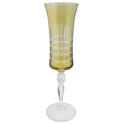 Taça para Champanhe Bohemia Grace em Vidro 190ml Ambar