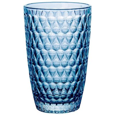 Conjunto de Copos L`Hermitage Amelie em Vidro 355ml - 6 Peças Azul