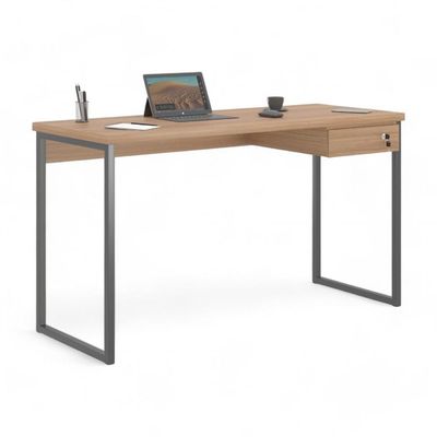 Mesa Home Office Escrivaninha Industriale 1,36 Montana Com Gaveteiro