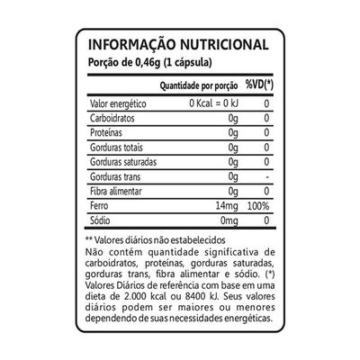 Ferro 100% Idr Maxinutri Com 60 Cápsulas