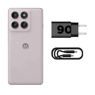 Smartphone Motorola Edge 60 Pro 5G - Rosa, 512GB, RAM 24GB (12GB RAM+12GB Ram Boost), Câmera 50MP e Tela de 6,7"