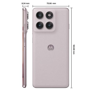 Smartphone Motorola Edge 60 Pro 5G - Rosa, 512GB, RAM 24GB (12GB RAM+12GB Ram Boost), Câmera 50MP e Tela de 6,7"