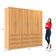 Guarda-roupa Casal Bergamo 6 Portas 9 Gavetas