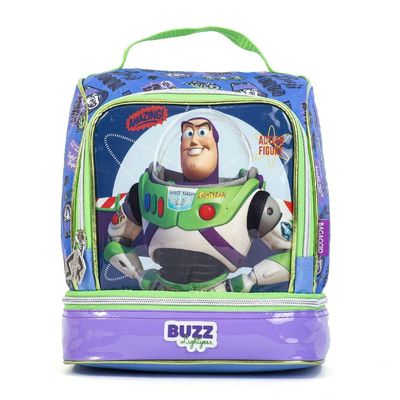 Lancheira Escolar Masculina Térmica Buzz Lightear Azul U / Azul