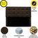 Cabeceira Estofada Cama Box Casal 160 Cm Ananda Suede Marrom