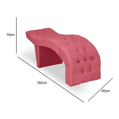 Maca Estofada Clínica Salão Estética Suede Eduarda Cor:rosa