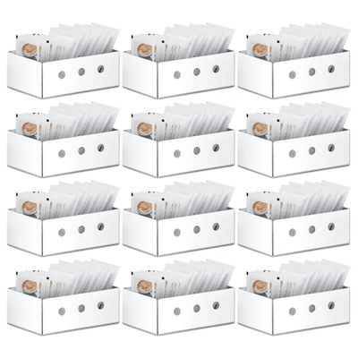 Kit 12 Suportes para Sachês Aço Inox Porta Molhos Chá Açúcar Brinox Restaurante Lanchonete