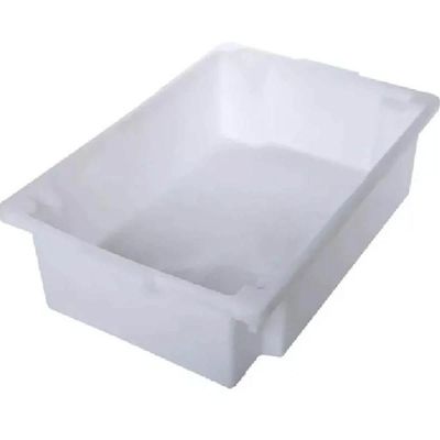 Kit 3 Caixas Organizadoras de Plástico 15L com Tampa Alimentos 56x34cm Empilháveis
