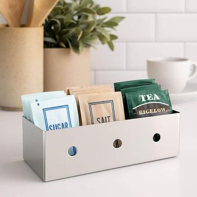 Kit 12 Suportes para Sachês Aço Inox Porta Molhos Chá Açúcar Brinox Restaurante Lanchonete