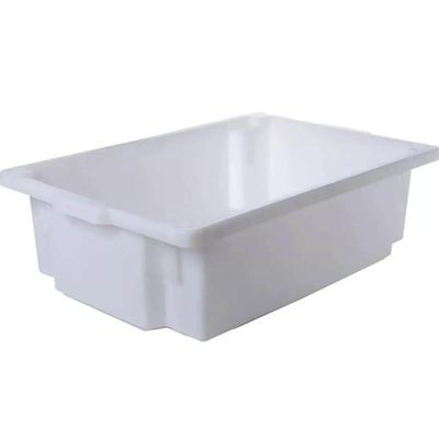 Kit 3 Caixas Organizadoras de Plástico 15L com Tampa Alimentos 56x34cm Empilháveis