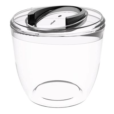 Balde de Gelo com Tampa e Pegador 1,9L Crippa Plástico Champanheira Transparente