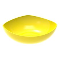 Saladeira Tigela Amarela Trio Plástica Crippa Salada Pipoca Sobremesa