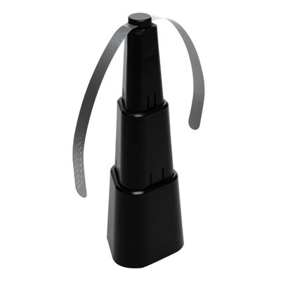 Ventilador de Mesa Repelente Retrátil Pequeno a Pilha 26x8cm Plástico Preto Lyor