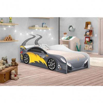 Cama Carro Infantil Raios Chumbo Com Colchão