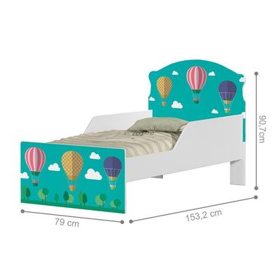 Mini Cama Balão No Céu Com Colchão