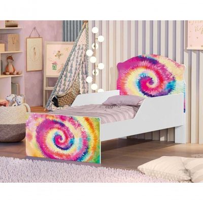 Mini Cama Tie Dye Com Colchão