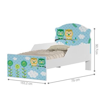 Mini Cama Corujinhas Com Colchão
