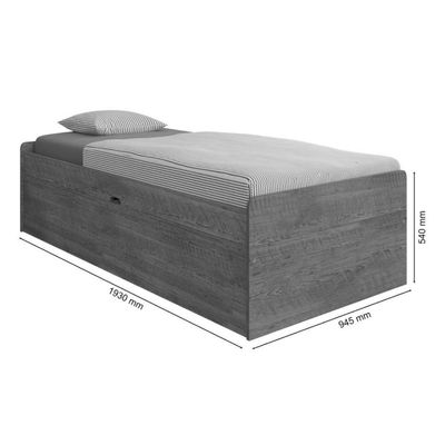 Cama Baú Camila Solteiro Framar