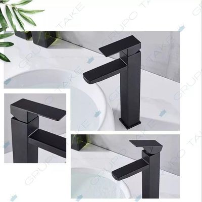 Torneira Preta Banheiro Monocomando Lavabo Bica Alta Vbt