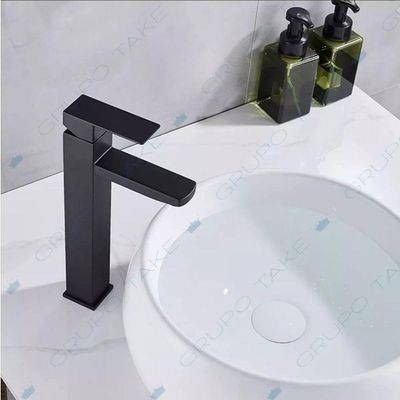 Torneira Preta Banheiro Monocomando Lavabo Bica Alta Vbt