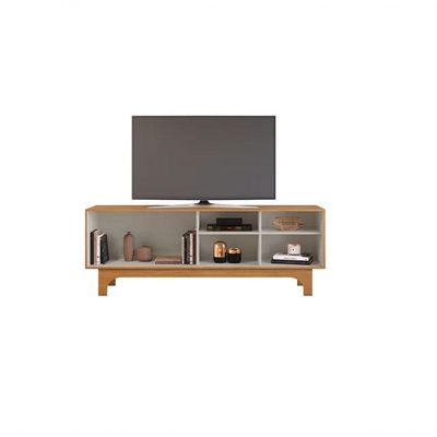 Rack Sereno Para Até 70" Jcm Movelaria - Cinamomo/off