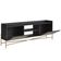 Rack Para Sala Bancada De 65 Pol Pé Metal Arlo Nero-dourado - Mpozenato