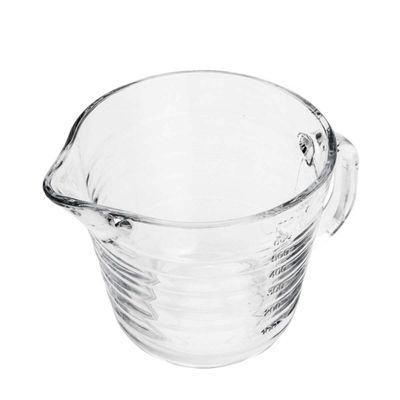 2 Jarras Medidoras de Vidro 700ml cada Lyor Copos Medida Receita Com Alça Bico