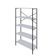 Estante C/05 Prateleiras 152x80x33cm Tub Tueh1585 Branco Chess - Est.preta Branco Chess / Est.preta