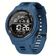 Relógio Esportivo Multifuncional Display Led Com Pulseira Tpu à Prova D'água Azul